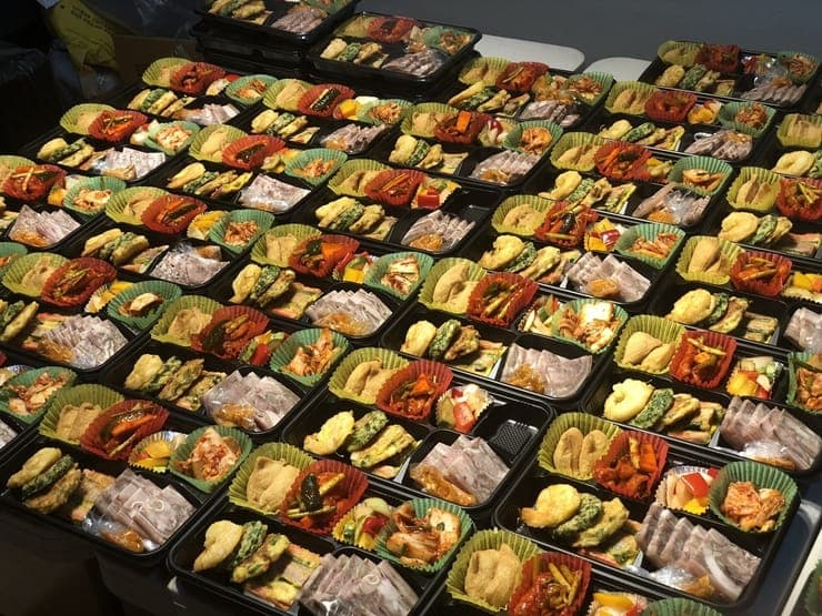 단체도시락 / 깔끔한 구성에 든든한 한끼식사