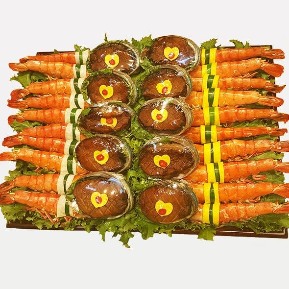 전복,대하찜