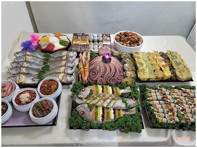 5월 1일 / 평택시 송다*신부님께서 주문하신 이바지음식